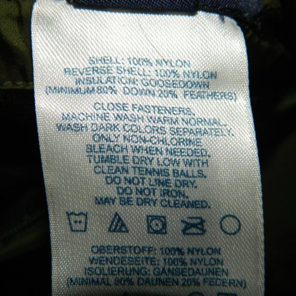 Womens Lands' End Reversible Goosedown Coat Size 2X 20W-22W - Picture 3 of 7